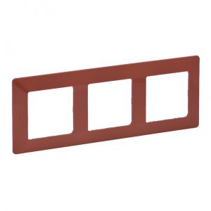 Рамка "Терракота". 3-постовая универсальная. Valena LIFE — изображение 1