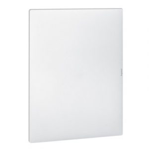 Распределительный щиток Practibox3 скрытого монтажа - IP 40 - IK 07 - 4 рейки - 72 модуля - с клеммниками заземления и нейтрали - белая дверь — изображение 1