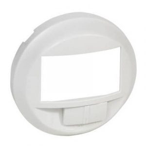 Лицевая панель - датчик движения двухпроводный 250 Вт без нейтрали с функцией ручного управления - белый - Программа Celiane — изображение 1