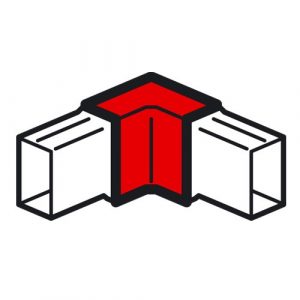 Внутренний угол - для мини-каналов Metra - 40x40 — изображение 1