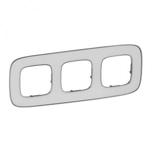Рамка "Зеркало". 3-постовая универсальная. Valena ALLURE — изображение 1