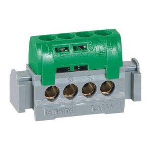 Клеммник зеленый 4х1.5-16мм2 — изображение 1