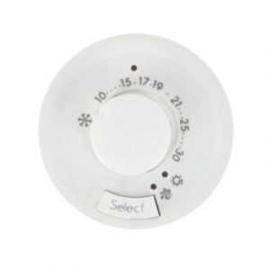 Лицевая панель для термостата с датчиком для теплого пола, Белая - Программа Celiane — изображение 1