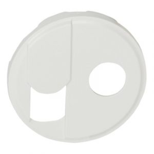 Лицевая панель розетки телефон+ТВ (RJ11+TV), Белая - Программа Celiane — изображение 1