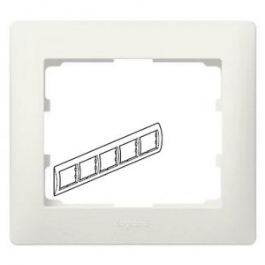 Рамка 5 постов - горизонтальный монтаж - Жемчуг - Galea Life — изображение 1