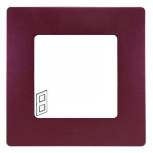 Рамка 2 поста цвет Сливовый ETIKA — изображение 1