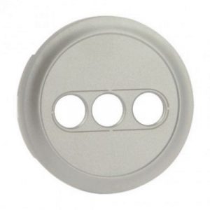 Лицевая панель розетки аудио/видео (тюльпан) - Титан - Программа Celiane — изображение 1