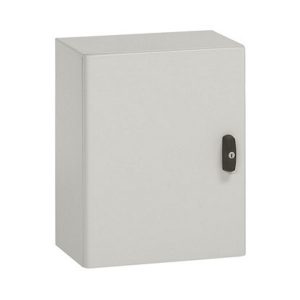 Металлический шкаф Atlantic - IP55 IK10 - RAL 7035 - 300x200x160 - вертикальный — изображение 1