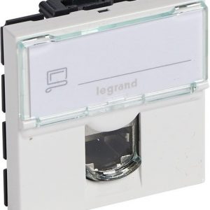 Розетка Legrand Mosaic 76554 (белый) — изображение 1