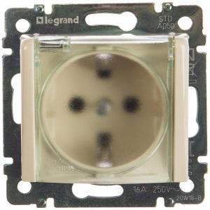 774120 Розетка 2К+З IP44 шт СЛНК VLN — изображение 3