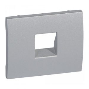 Лицевая панель для телефонной розетки RJ11 и RJ ISDN - Алюминий - Galea Life — изображение 1