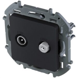 Розетка TV/SAT "звезда" Legrand Inspiria 673883 антрацит — изображение 5