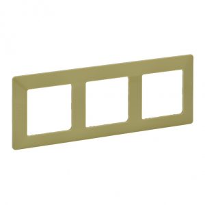 Рамка "Лайм". 3-постовая универсальная. Valena LIFE — изображение 1