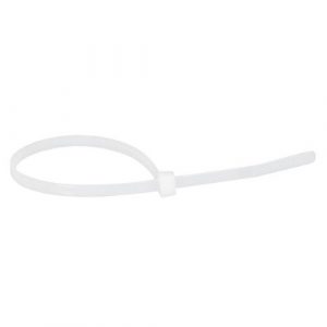 Монтажный хомут Colring - полиамид 6/6 - ширина 2,4 мм - длина 105 мм - бесцветный упаковка 100 шт. — изображение 1