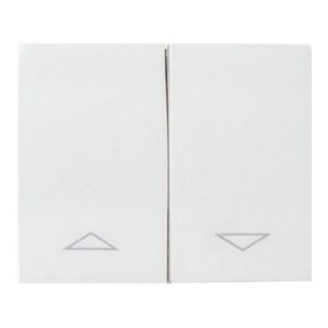 Клавиша двойная для механизмов управления рольставнями - Белый - Galea Life — изображение 1