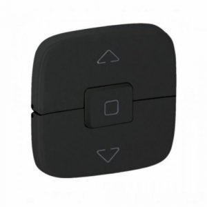 Лицевая панель для выключателя жалюзи и рольставней. Антрацит. Valena ALLURE — изображение 1