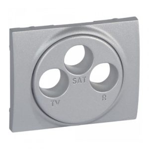 Лицевая панель для розетки TV-FM-SAT - Алюминий - Galea Life — изображение 1