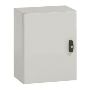 Металлический шкаф Atlantic - IP55 IK10 - RAL 7035 - 500x400x250 - вертикальный — изображение 1