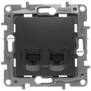 Розетка Legrand Etika 672655 (антрацит) — изображение 2