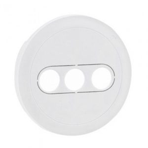 Лицевая панель розетки аудио/видео (тюльпан) Белая - Программа Celiane — изображение 1