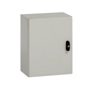 Металлический шкаф Atlantic - IP55 IK10 - RAL 7035 - 500x400x200 - вертикальный — изображение 1