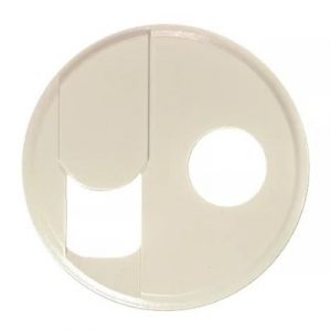 Лицевая панель розетки телефон+ТВ (RJ11+TV) - Слоновая кость - Программа Celiane — изображение 1