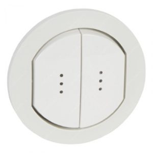 Лицевая панель для переключателей - IP 44 - белый - Программа Celiane — изображение 1