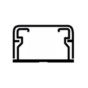 Мини-плинтус DLPlus 32x20 - 1 секция - белый — изображение 1