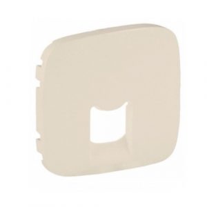 Valena ALLURE.Лицевая панель для одиночных телефонных/информационных розеток.Слоновая кость — изображение 1