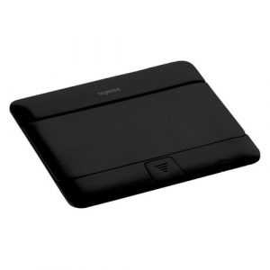 Выдвижной розеточный блок - неукомплектованный - IP 40 - 4 модуля - чёрный — изображение 1