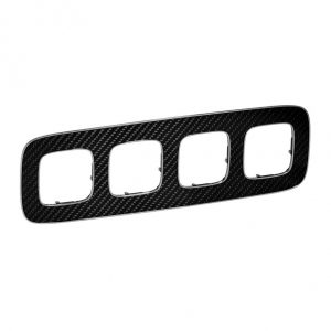 Рамка "Карбон". 4-постовая универсальная. Valena ALLURE — изображение 1