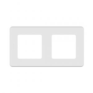 Рамка 2 поста Legrand Inspiria 673940 белый — изображение 1