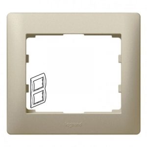 Рамка 2 поста - вертикальный монтаж - Титан - Galea Life — изображение 1