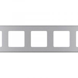 Рамка декоративная универсальная Legrand 673972 Inspiria 5 постов алюминий — изображение 1