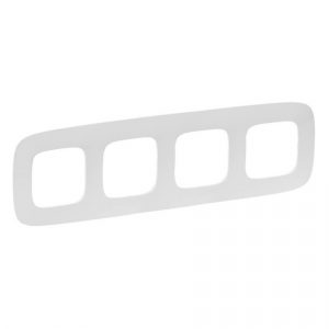 Valena ALLURE.Рамка "Белая".4-постовая универсальная — изображение 1