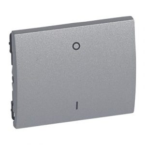 Клавиша двухполюсная 0/1 - Алюминий - Galea Life — изображение 1