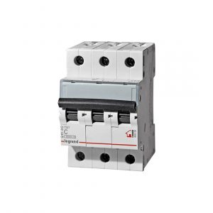 Автоматический выключатель TX³ 6000 - 6 кА - тип характеристики C - 3П - 400 В~ - 10 А - 3 модуля — изображение 1