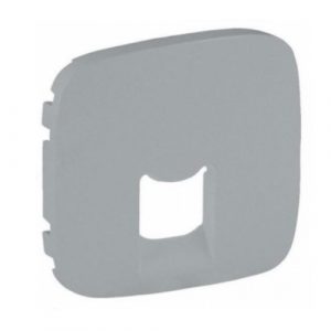 Valena ALLURE.Лицевая панель для одиночных телефонных/информационных розеток.Алюминий — изображение 1