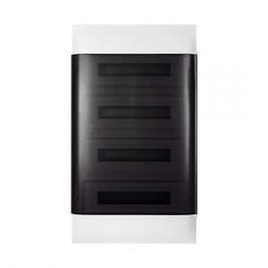 Щит встраиваемый Legrand Practibox S 4х18 IP40 Дымчатая дверь — изображение 1