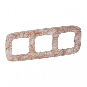 Рамка "Итальянская фантазия". 3-постовая универсальная. Valena ALLURE — изображение 1