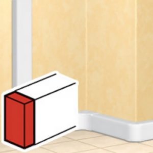 Заглушка торцевая - для односекционных кабель-каналов DLP 35х105 - белый — изображение 1