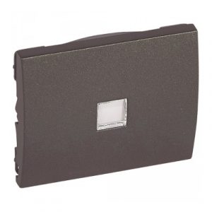 Клавиша простая с индикацией, с информационной пиктограммой - Тёмная бронза - Galea Life — изображение 1