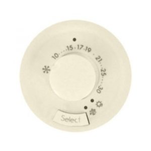 Лицевая панель для термостата с датчиком для теплого пола, Слоновая кость - Программа Celiane — изображение 1