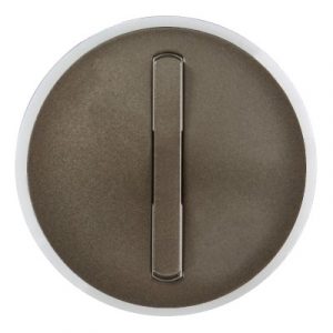 Лицевая панель для контурной подсветки механизмов с тонкой клавишей - графит - Программа Celiane — изображение 1