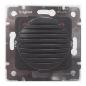 Звонок электронный 230 В~ 10 мелодий, Антрацит. Galea Life — изображение 1