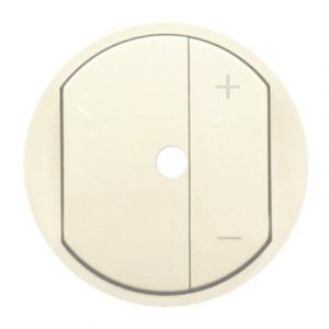 Лицевая панель светорегулятора кнопочного In-One 300Вт, Слоновая кость - Программа Celiane — изображение 1