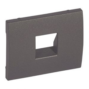 Лицевая панель для телефонной розетки RJ11 и RJ ISDN - Тёмная бронза - Galea Life — изображение 1