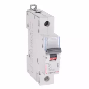 Автоматический выключатель Legrand DX³ 6000 - 10 кА - тип характеристики C - 1П - 230/400 В~ - 4 А - 1 модуль — изображение 2