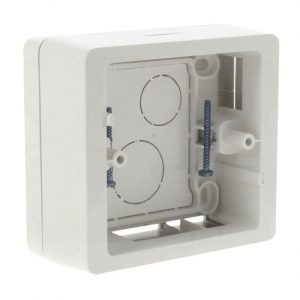 Коробка для накладного монтажа 1 пост - Программа Celiane - Белый — изображение 1