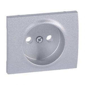 Лицевая панель для розетки 2К - Алюминий - Galea Life — изображение 1
